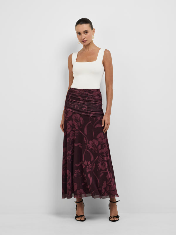ADANNA MAXI SKIRT, front view