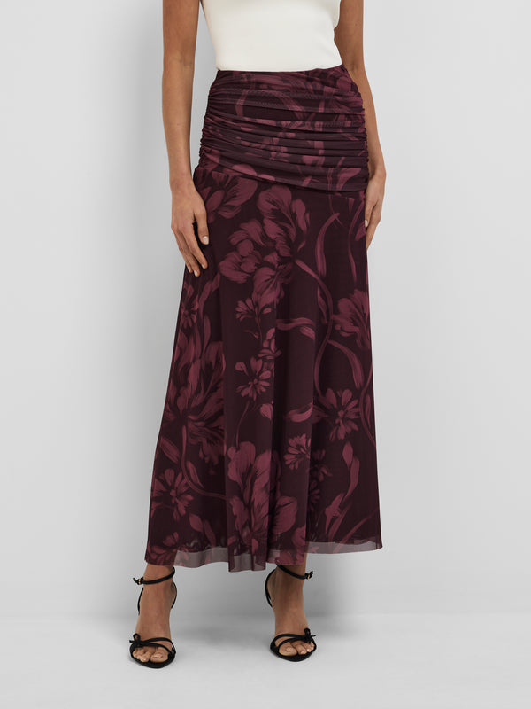 ADANNA MAXI SKIRT, close-up detail on size 8 model