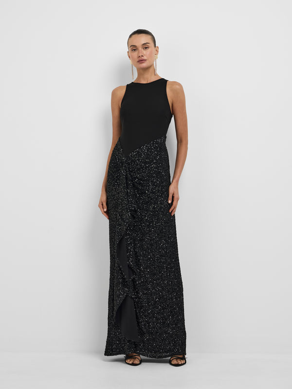 ALLETTA GOWN, front view on size 8 model