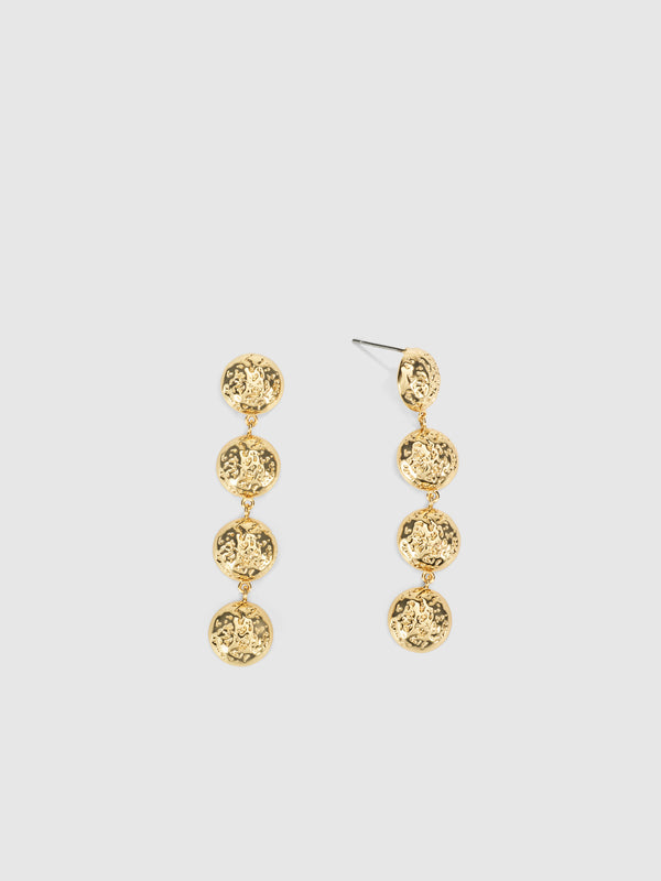 SHEIKE Sofia Earrings Gold 1008860 Detail Ghost Image