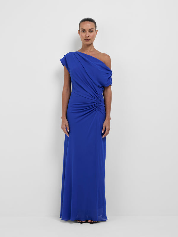 Size8 SHEIKE Ariel Maxi Dress Cobalt 1008863 Front Image