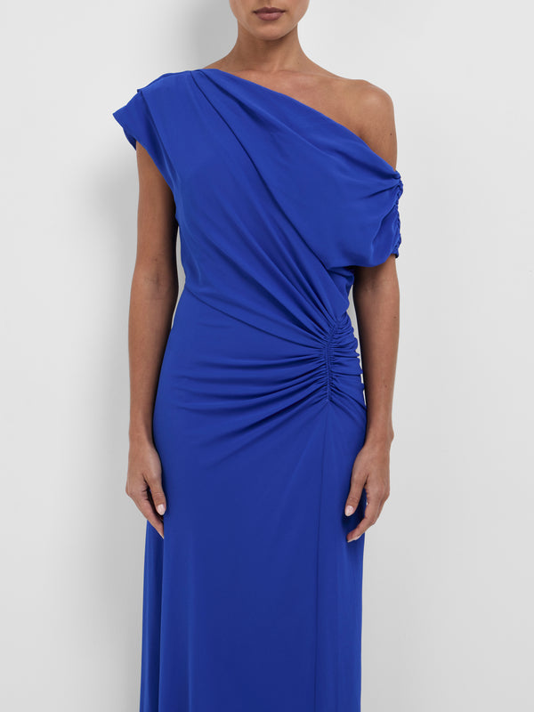 SHEIKE Ariel Maxi Dress Cobalt 1008863 Close Up Image