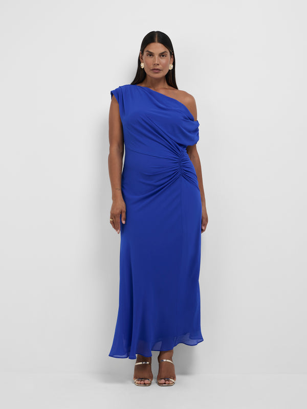 Size12 SHEIKE Ariel Maxi Dress Cobalt 1008863 Front Image