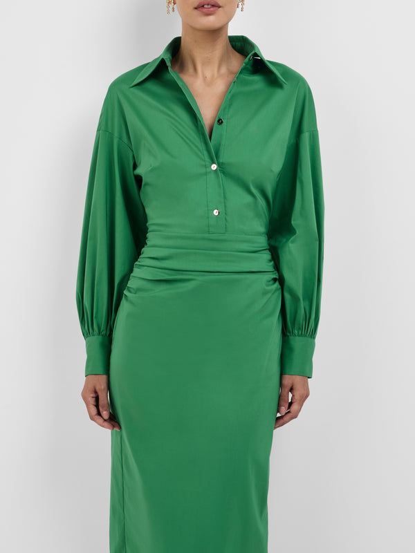 OPHELIA MIDI DRESS, close-up detail
