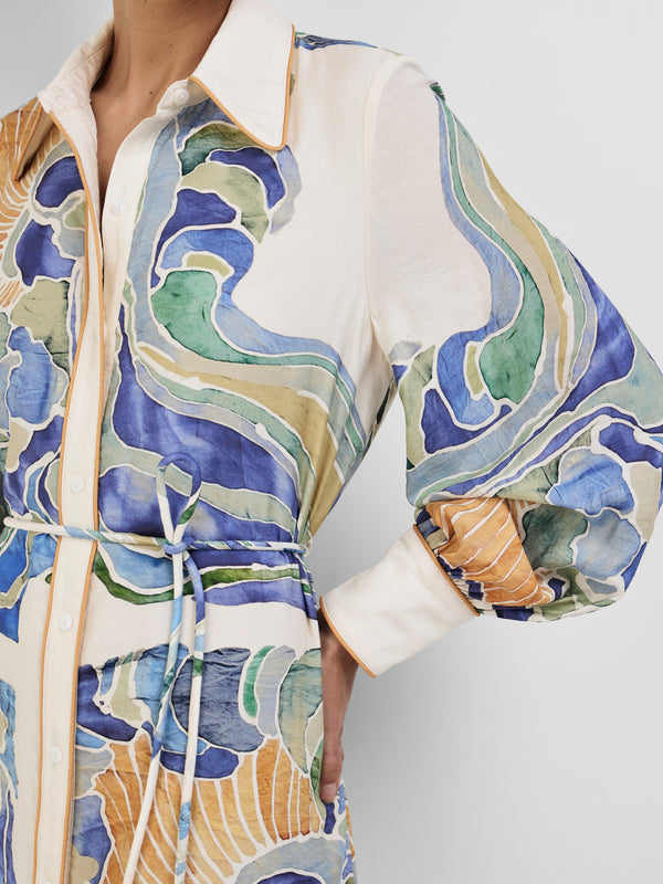 WREN SHIRT DRESS, close-up detail