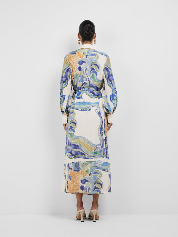 WREN SHIRT DRESS, back view