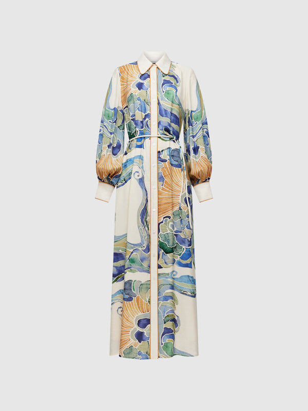 WREN SHIRT DRESS, flat lay