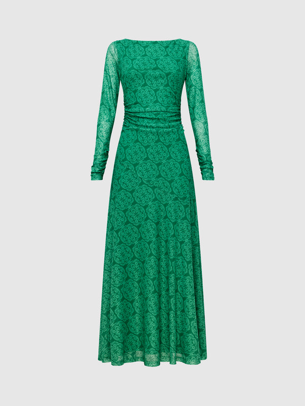 RAYA MAXI DRESS, flat lay