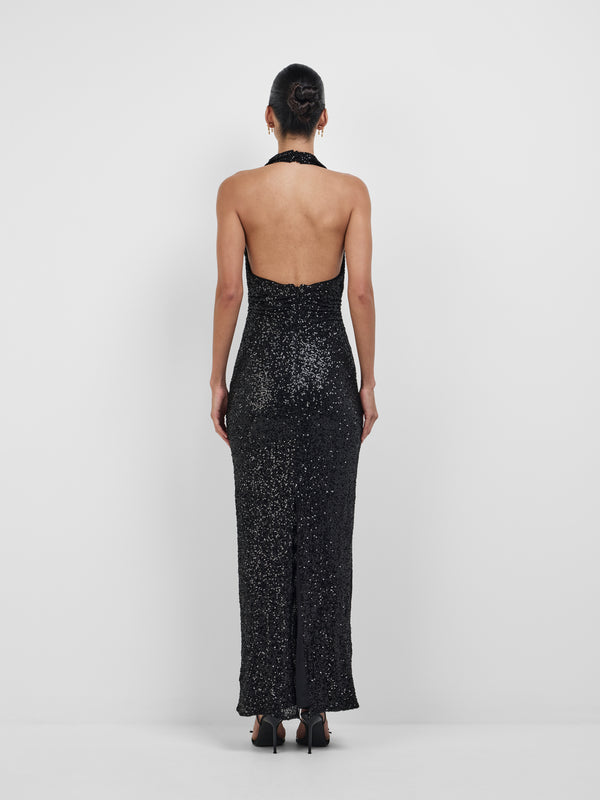 ZURI GOWN, back view