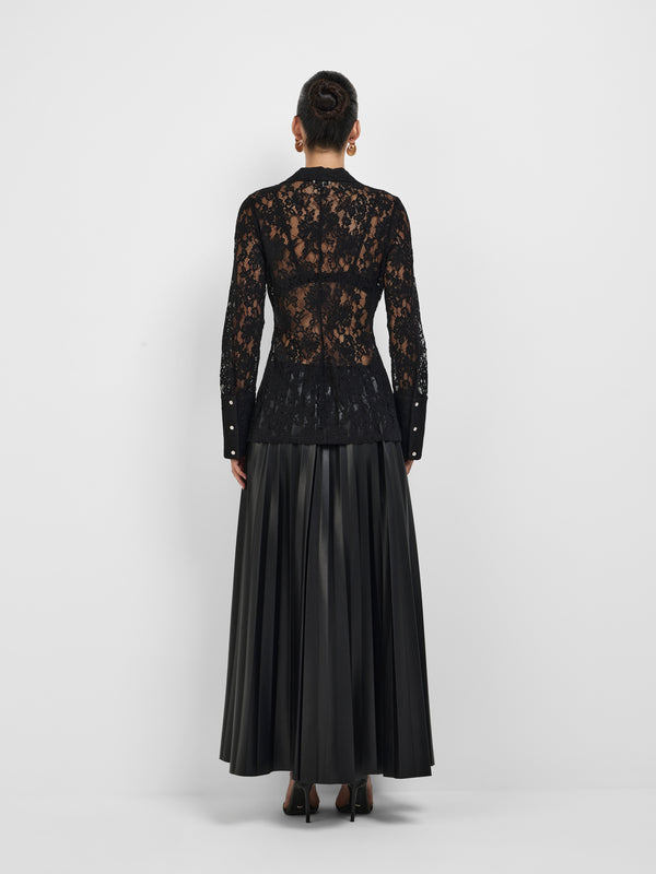 HARLOW LACE TOP, back view