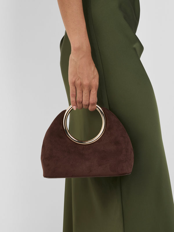 ELLE HANDLE BAG SUEDE