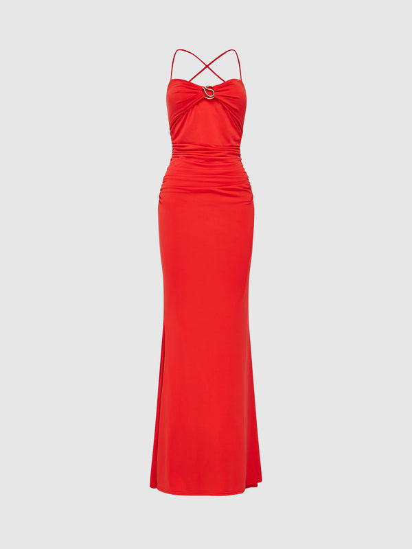 MILA GOWN, flat lay