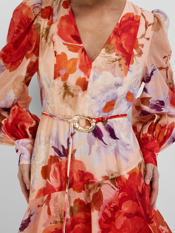 KENZA MAXI DRESS, close-up detail