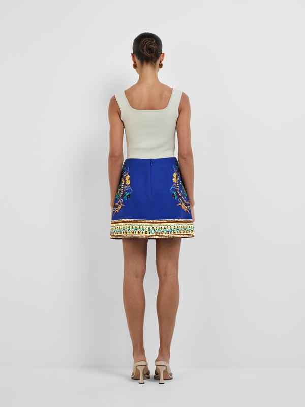 MYRA MINI SKIRT, back view