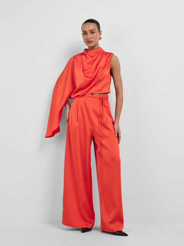 SIHAM PANT, front view on size 8 model