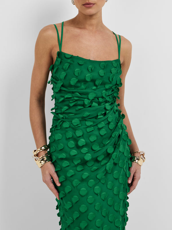 DOLCE MIDI DRESS, close-up detail
