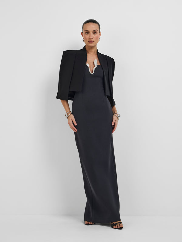 HANNAH GOWN, front view on size 8 model