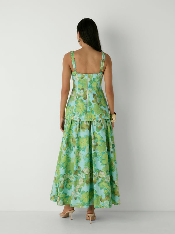 CAPRI GOWN, back view