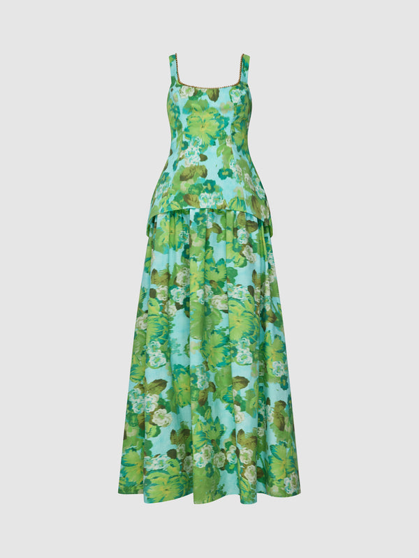 CAPRI GOWN, flat lay