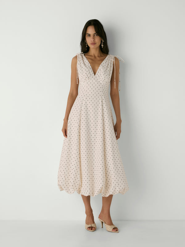 SAMMY MAXI DRESS, front view on size 8 model