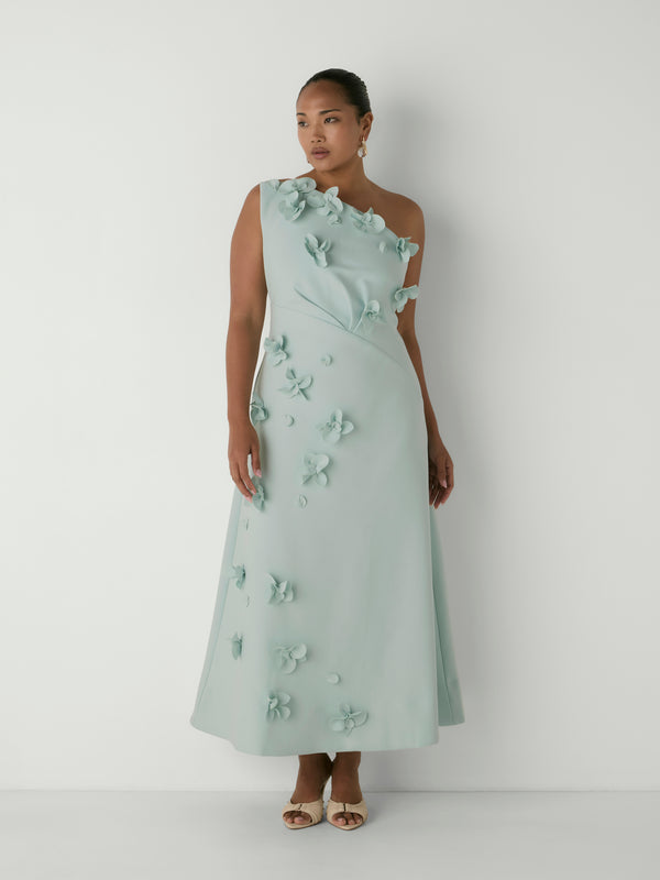 GEORGIE DRESS, front view on size 12 model