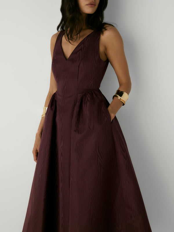 WATER WAVE MAXI DRESS, close-up detail
