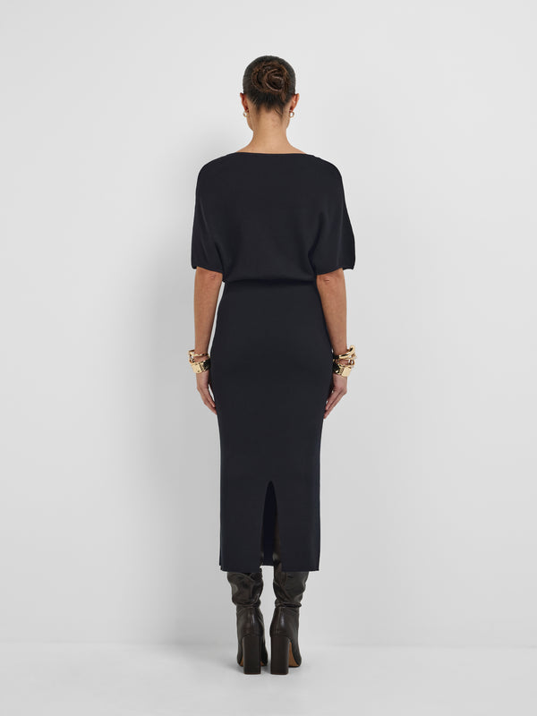 MOLLY KNIT DRESS, back view