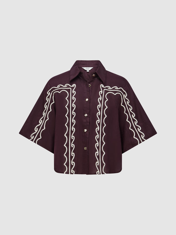 LANI SHIRT, flat lay