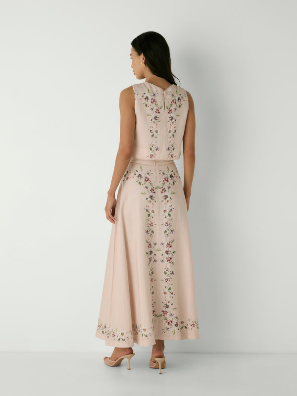 FREYA MAXI SKIRT, back view