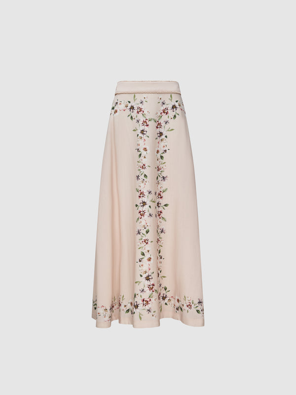 FREYA MAXI SKIRT, flat lay