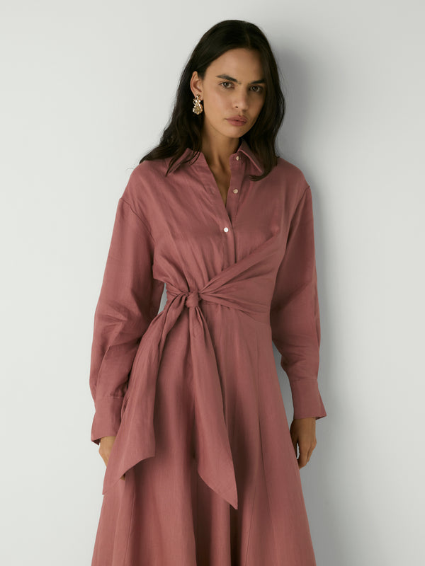 FAYE SHIRT DRESS, close-up detail