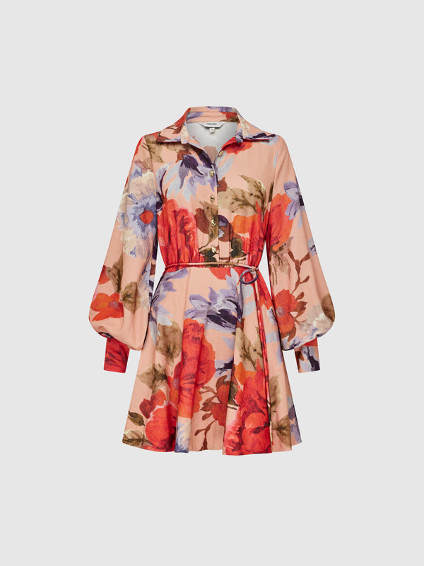 KENZA MINI DRESS, flat lay