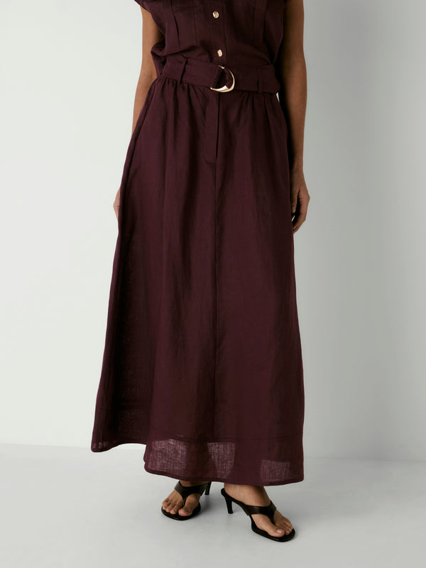 CELENE MAXI SKIRT, close-up detail