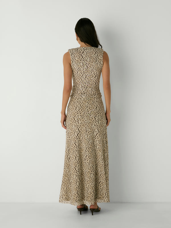 ELARA MAXI SKIRT, back view