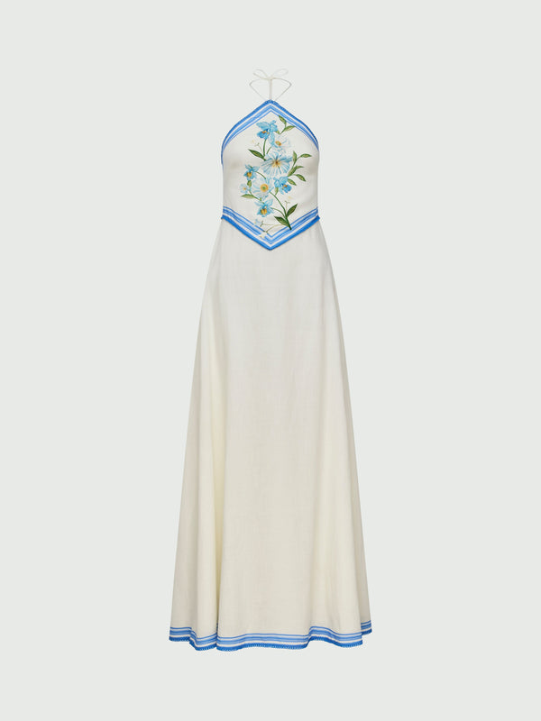 CATALINE MAXI DRESS, flat lay