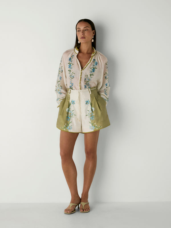 CATALINE SHORT, front view on size 8 model