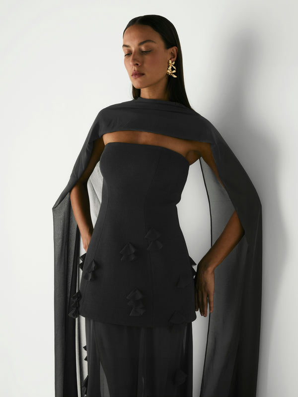 ARIA MAXI DRESS, close-up detail