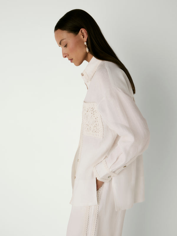 WHITLEY SHIRT, close-up detail