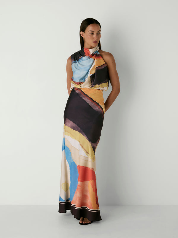 NEVADA SKIRT, front view on size 8 model