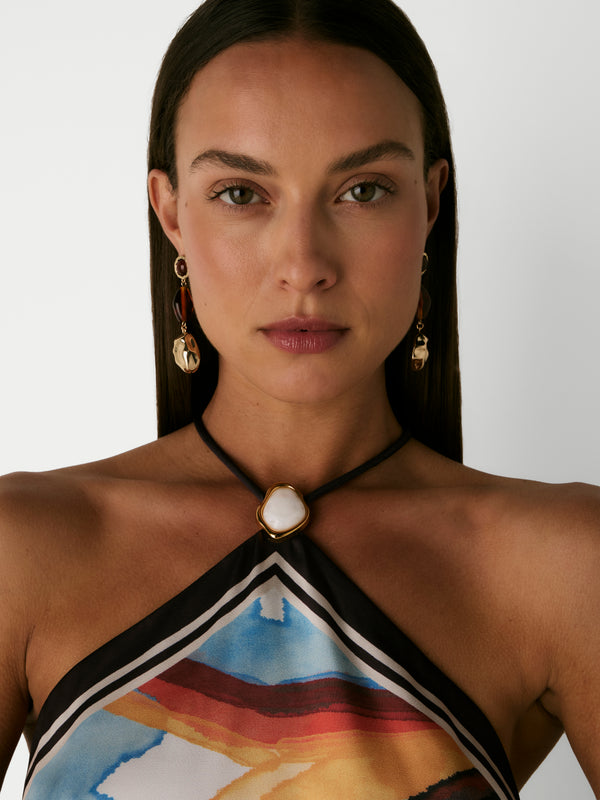 NEVADA HALTER TOP, close-up detail