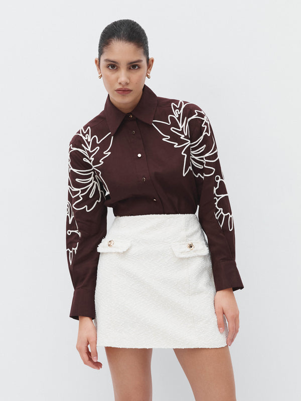 SHEIKE Audrey Skirt Ivory 1007804 Campaign Image