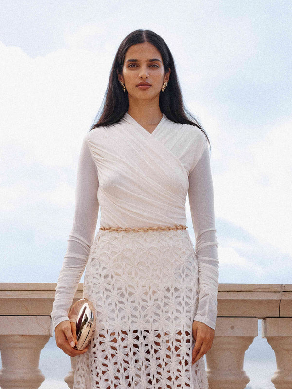 SHEIKE Camille Bodysuit Ecru 1007433 Campaign Image