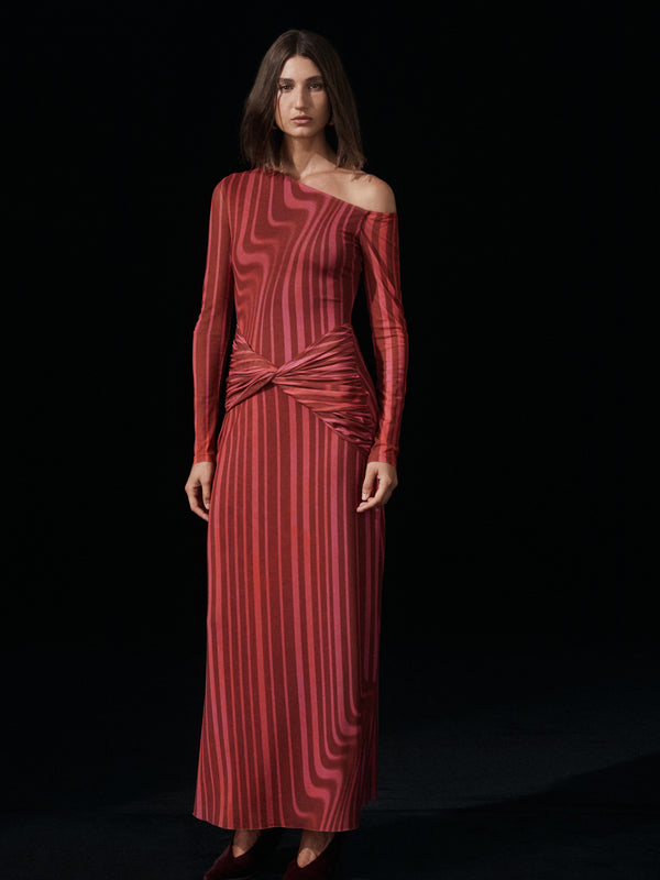 SHEIKE Elevate Dress Stripe 1007530 Campaign Image