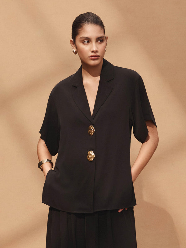 SHEIKE Grace Shirt Black 1007808 Campaign Image