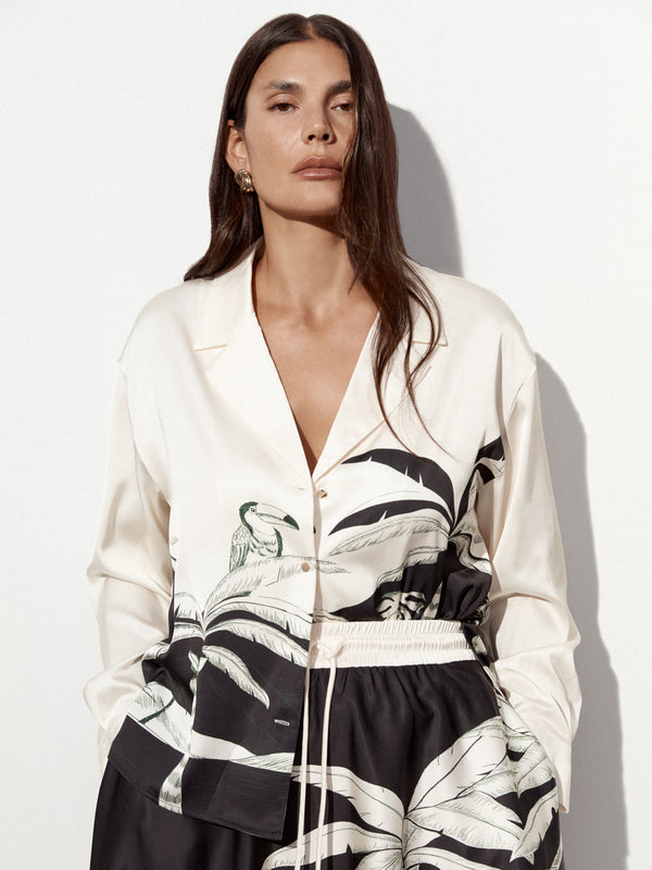 Size12 SHEIKE Midnight Palms Shirt Print 1007708 Detail Image