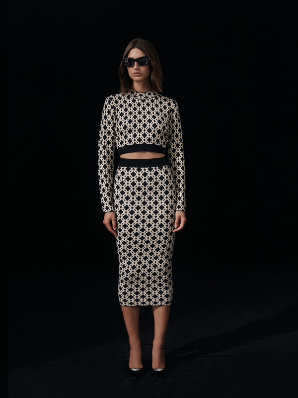 SHEIKE Monaco Knit Skirt 1007538 Campaign Image