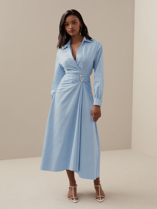 SHEIKE Montana Maxi Dress Blue 1007918 Campaign Image