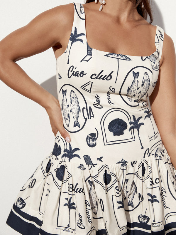 Size12 SHEIKE Sea Club Mini Dress Print 1007650 Campaign Image