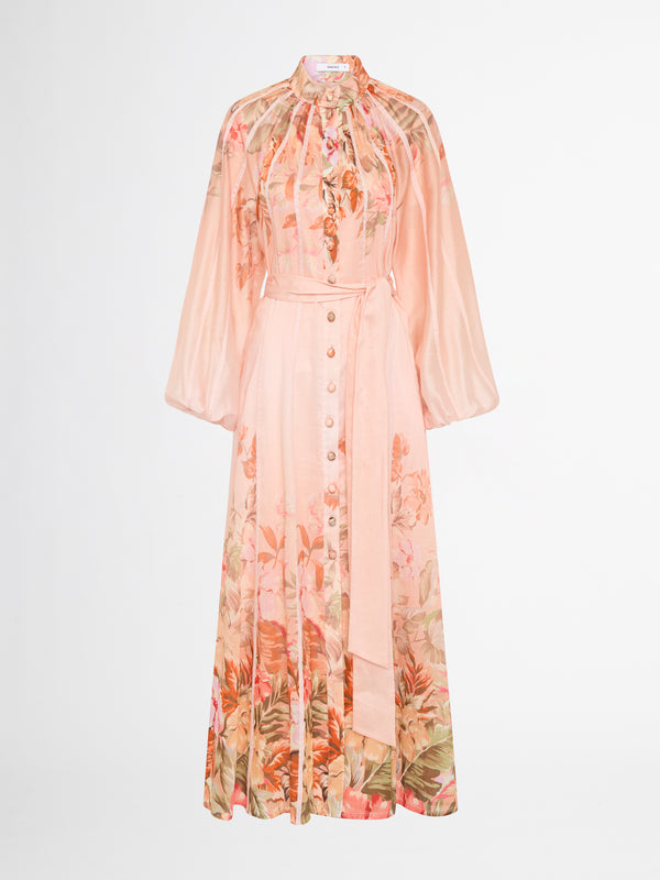 MAHALO MAXI DRESS FLORAL GHOST IMAGE