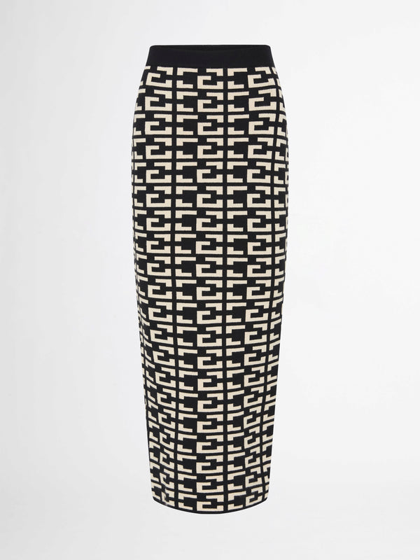 MONTE CARLO KNIT SKIRT, flat lay